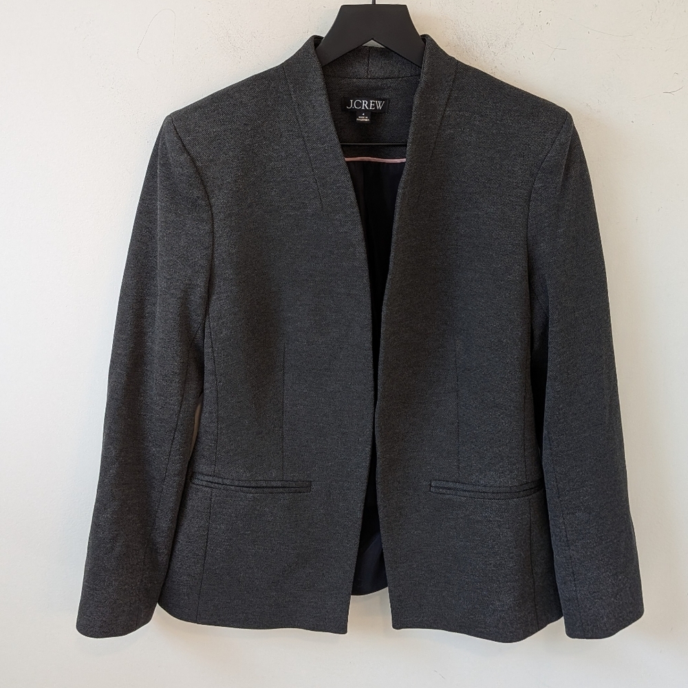 J. Crew 2024 Women's Going Out Blazer Stretch Twill Size 4
